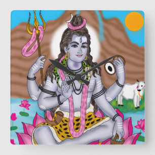 Lord Shiva Uhr – Wanddekoration & Home Dekor