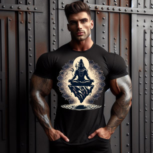 Lord Shiva Yogi Illustration T-Shirt