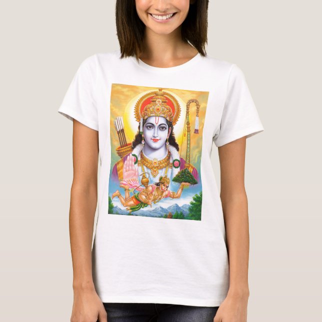 Lord Shree Ram Hindu Religion T-Shirt (Vorderseite)