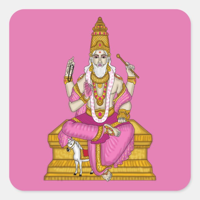 Lord Shukra Dev Aufkleber (Vorderseite)