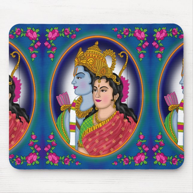 Lord SitaRam Mouse Pad Mousepad (Vorne)