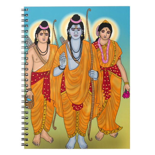 Lord Sitaram Notebook Notizblock (Vorderseite)