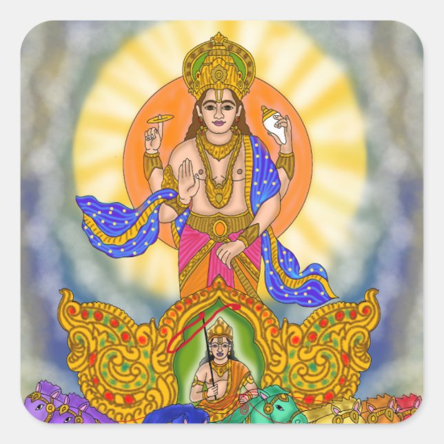 Lord Surya Sticker (Vorderseite)