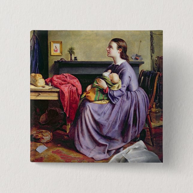 Lord, Thy wird, 1855 getan (Öl auf Leinwand) Button (Vorderseite)
