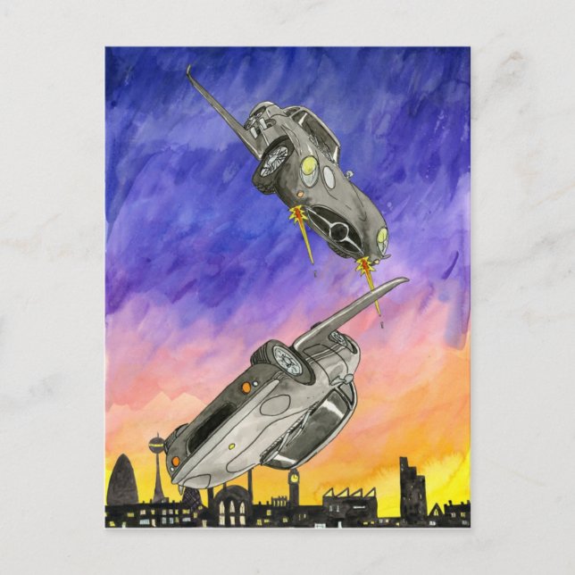 Lord Vernon, der Pan von Hamgee ausübt Postkarte (Vorderseite)