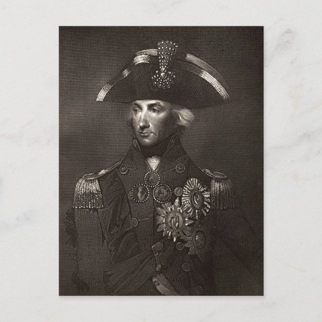 Lord Viscount Nelson Postkarte (Vorderseite)