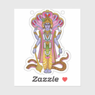 Lord Vishnu Aufkleber