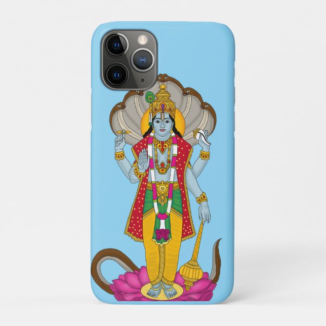 Lord Vishnu Handyhülle Case-Mate iPhone Hülle (Rückseite)
