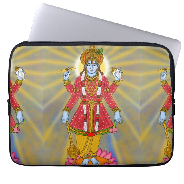 Lord Vishnu Laptop-Hülle Laptopschutzhülle (Vorderseite)