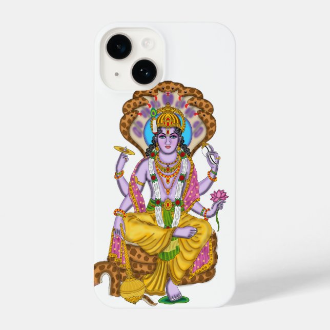 Lord Vishnu Phone Case iPhone Hülle (Rückseite)
