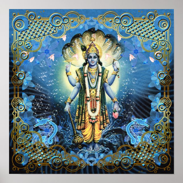 Lord Vishnu - Poster (Vorne)