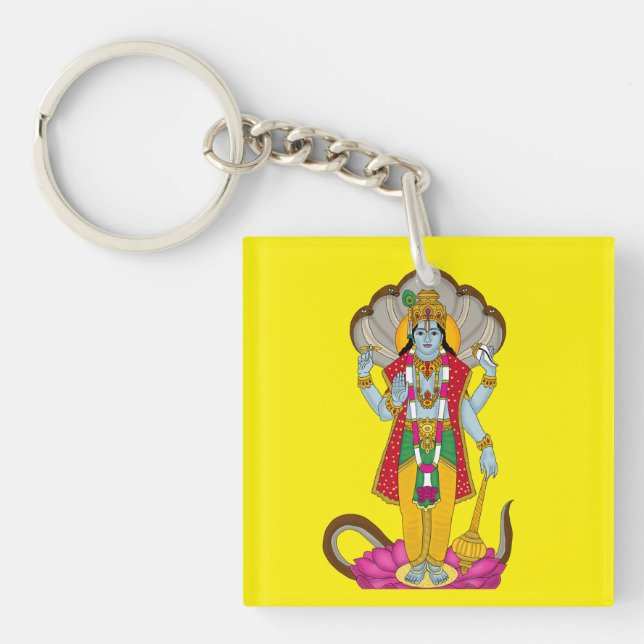 Lord Vishnu Schlüsselanhänger (Vorderseite)