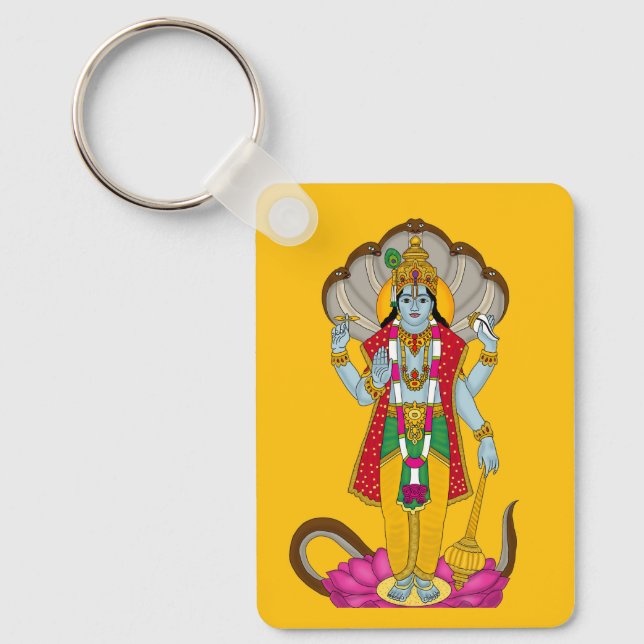 Lord Vishnu Schlüsselanhänger (Vorderseite)