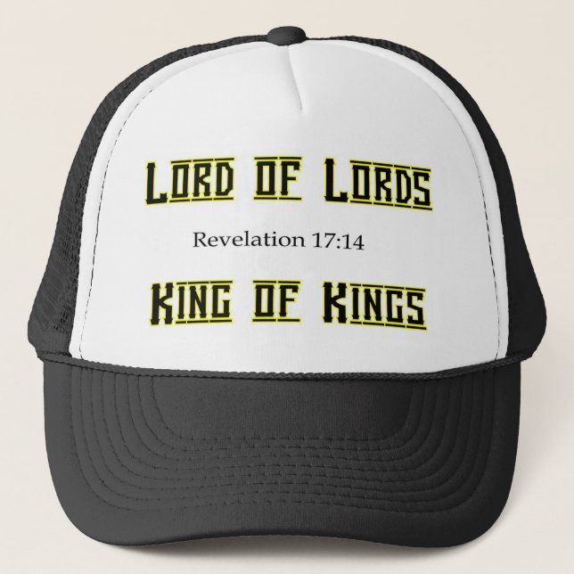 Lord von Lords, König des christlichen Truckerkappe (Vorderseite)