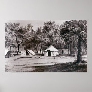 Lord Wolseleys Camp bei Korti Poster