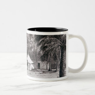 Lord Wolseleys Camp bei Korti Zweifarbige Tasse