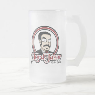 LordJazor mattierte Bier-Tasse Mattglas Bierglas