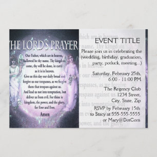 Lord's Gebet Einladung