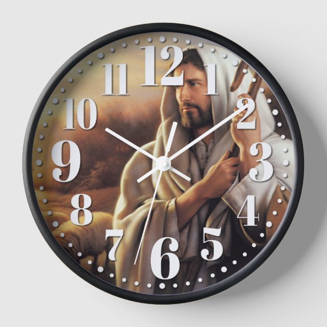 Lord's Gebet Jesus Christus Der Hirte Uhr (Vorderseite)