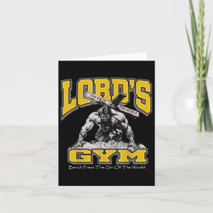 Lords Gym Bench presst den Sohn der Welt2 Karte