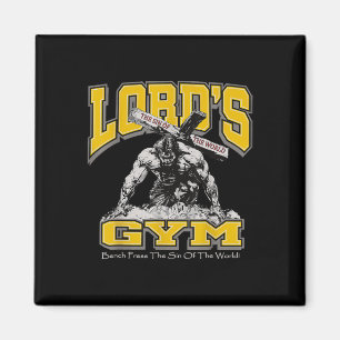 Lords Gym Bench presst den Sohn der Welt2 Magnet