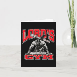 Lords Gym Bench presst den Sohn der Welt, Christus Karte