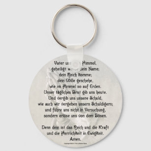 Lord's Prayer (deutsch) Basic Button Schlüsselanhä Schlüsselanhänger