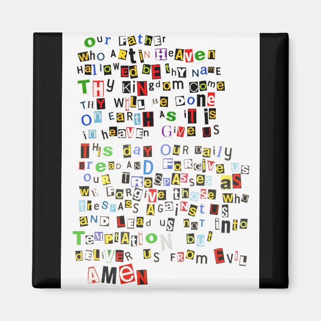Lord's Prayer Magnet (Vorne)