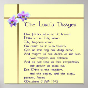 Lord's Prayer Poster