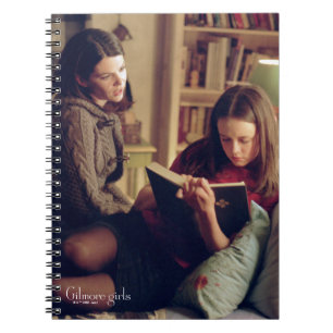 Lorelai and Rory Sitting in Bedroom Notizblock