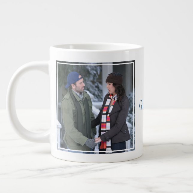 Lorelai & Luke Holding Hand in Hand Jumbo-Tasse (Links)