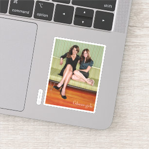 Lorelai & Rory Auf Couchportrait sitzen Aufkleber