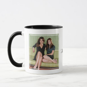 Lorelai & Rory Auf Couchportrait sitzen Tasse