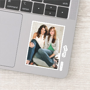 Lorelai & Rory Sitting Portrait Aufkleber