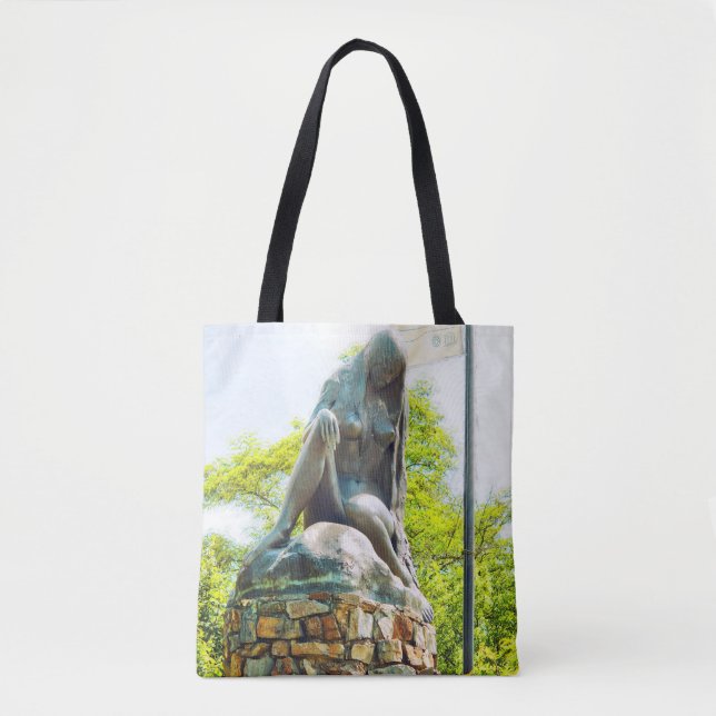 Lorelei Rhein Statue Malereieffekt (Vorderseite)