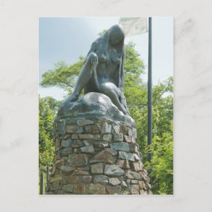Lorelei-Statue Postkarte