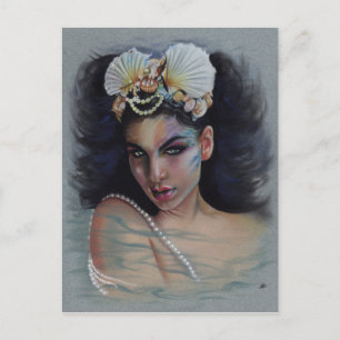 Loreley Mermaid Postcard Postkarte