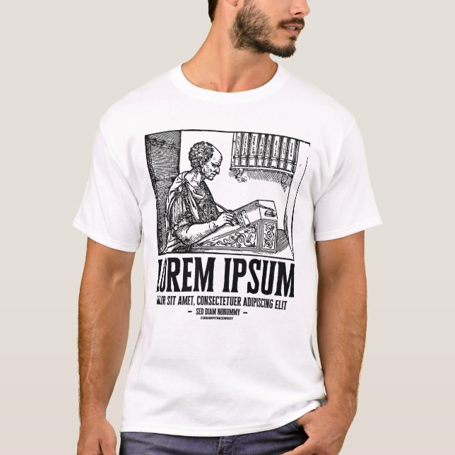 Lorem Ipsum Philosopher T-Shirt (Vorderseite)