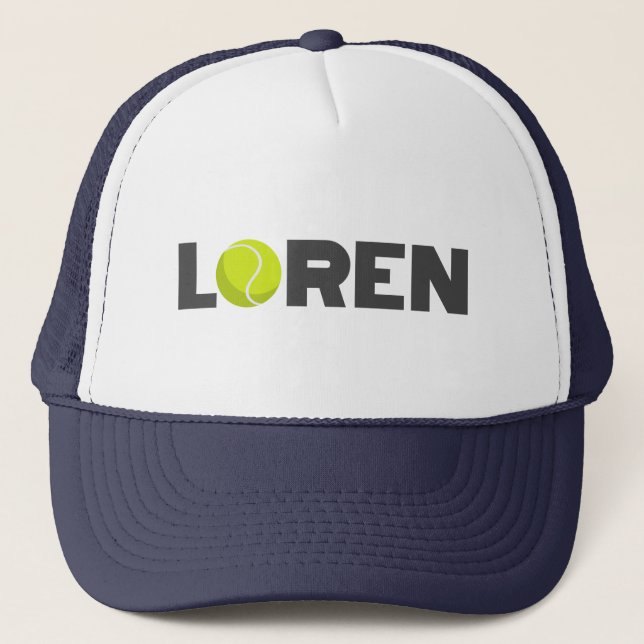 Loren Tennis Trucker Hat Truckerkappe (Vorderseite)