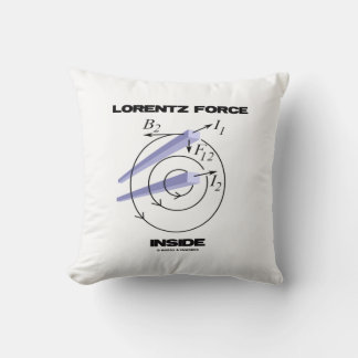 Lorentz Force Inside Electromagnetismus Spaß Kissen