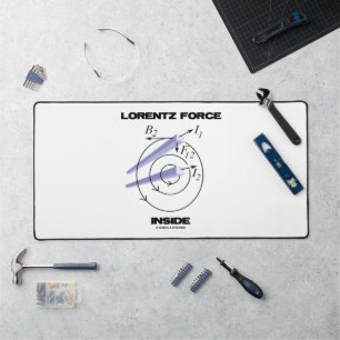Lorentz Force Inside Electromagnetismus Spaß Schreibtischunterlage