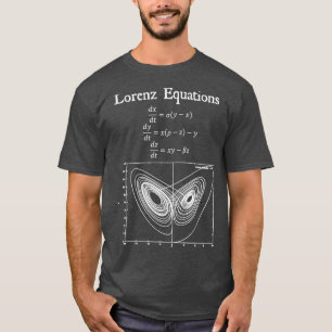 Lorenz-Gleichung Schmetterlingseffekt Chaostheorie T-Shirt