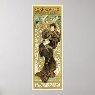 LORENZACCIO Theater De Le Renaissance Altes Franzö Poster