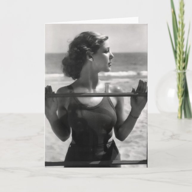 Loretta Young Greeting Card Karte (Vorderseite)