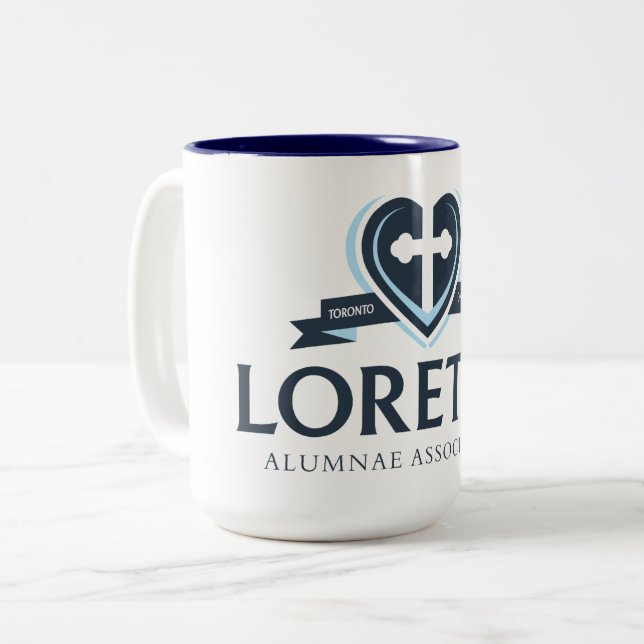 Loretto Student-Tasse Zweifarbige Tasse (Vorderseite Links)