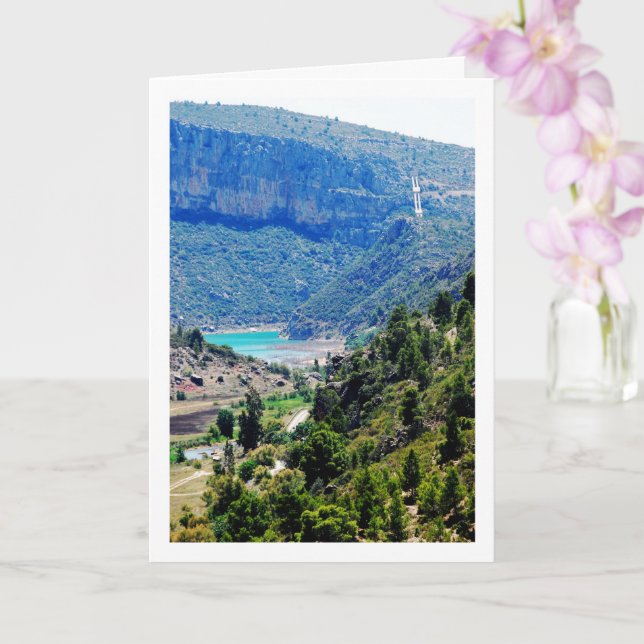 Loriguilla Reservoir Landschaft, Domeño Viejo Karte (Orchidee)