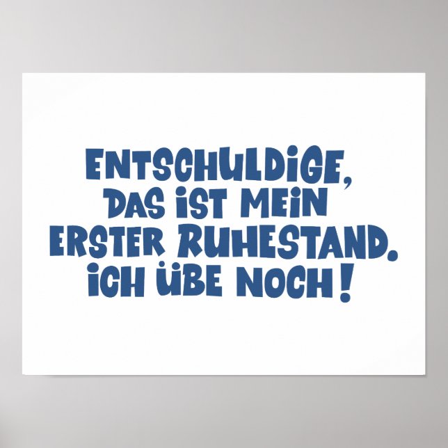 Loriot - Pappa Ante Portas - Ruhestand Poster (Vorne)