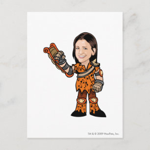 LornaDesparow Tyrannia Staff Player Postkarte