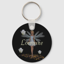 Lorraine Custom Named Fairy Keyring