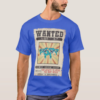 Los 67 Brainrot Funny Wanted Poster for Boys eens  T-Shirt